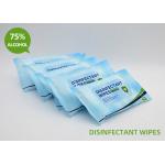 Non Woven Fabrics Disinfectant Wipes Travel Pack With Alcohol Safe For Skin for sale