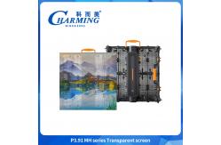 China LED Outdoor Transparent Screen Video Wall Waterproof Wind Resistance High Brightness supplier