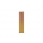 Gold Square Vintage Metal Aluminum Lip Balm Tube  Bulk for sale