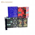 Custom Empty Christmas Advent Calendar Packaging Box Makeup Jewelry Box For Chocolate