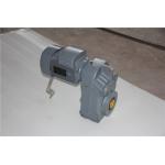 F87 Helical Worm Motor Reducer Gearbox Parallel Solid Shaft