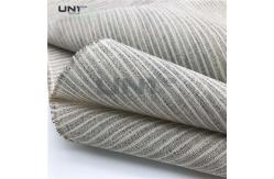 China Chest Canvas Polyester Hair Interlining For Tailored Jackets supplier