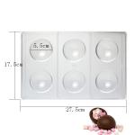Household Round Sphere Shape Chocolate Mould DIY Custom Made Chocolate Moulds for sale