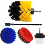 5Pcs Drill Cleaning Brush Attachment Polypropylene Power Scrubber Kit for sale