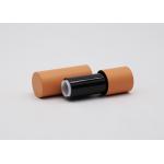 Orange Rubber Soft Touch Empty Lip Balm Tubes BulkRound Frosted