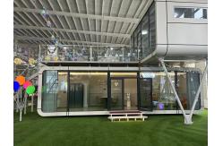 China 6m Apple Capsule House Cabin Container Galvanized Steel Structure supplier