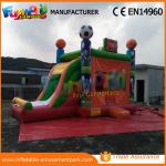 Commercial PVC Football Inflatable Bouncer Slide , toddler bounce house for sale