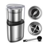 Double Cups Spice Dry Wet Grinding Machine Multi Use Electric Mill Grinder Stainless Steel for sale