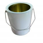 Chemical 4 Litre Empty Paint Tins Containers White Coating for sale