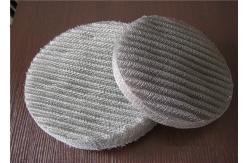 China Knitted Fine Monel Wire Mesh Pad Demister For Sulfuric supplier