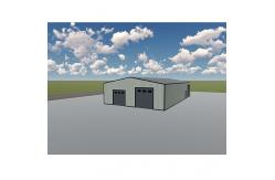 China Lightweight Steel Structure Shed Workshop , Industrial Prefabricated Factory Shed supplier