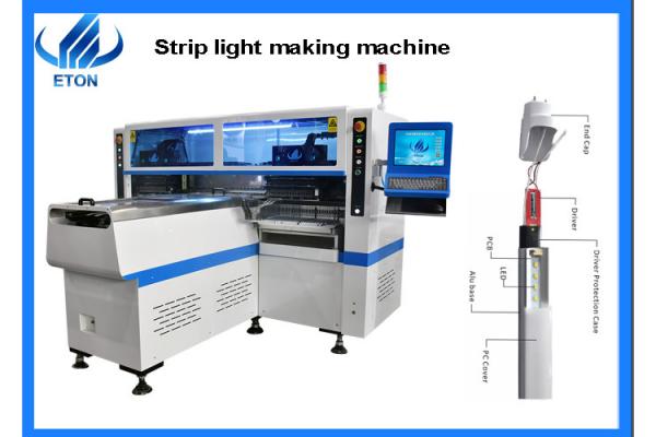 Led Lighting 2.7m Length 200000 Cph 8KW SMT Mounting Machine