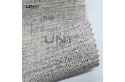 China Elastic Heavy Weight Horsehair Canvas Interlining For Uniform Jacket supplier