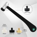 Multifunction Jewelry Engraving Machine Hammer With 4 Interchangeable Heads Brass for sale