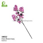 Plastic Stem Real Touch Artificial Flowers , Cherry Blossom Artificial Flowers 110cm for sale