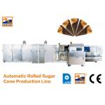 Full Automatic Sugar Cone Production Line For Making Waffle Cup / Bowl CE Approved for sale