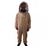 Cotton And Terylene beekeeping protective clothing With Apricot thin pointed hat bee clothes jumpsuit for sale