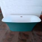 Fresh Pure Acrylic Sheet Soaking Freestanding Bathtub Rectangular Shape for sale