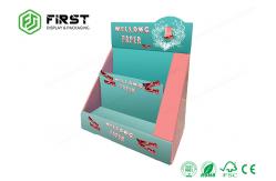China Offset Printing Counter Display Boxes Custom Made Folding Cardboard PDQ Counter Display supplier