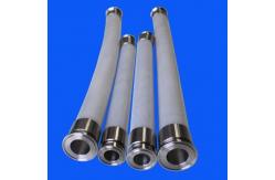 China Low Volatile Grade Braided Silicone Tubing , Wire Reinforced Flexible Hose supplier