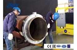 China Hydraulic Portable Pipe Cutting and Beveling Machine 48 - 60 Processing Range supplier