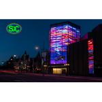 High Transparent LED Screen P10.41 Full Color For Shopping Mall Glass Facade for sale