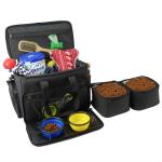 Waterproof 30cm Travel Dog Food Bag Cationic Polyester for sale