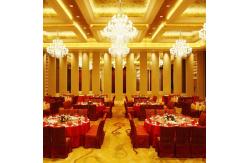 China Banquet Hall Soundproof Sliding Room Folding Acoustic Movable Wooden Partition Wall supplier