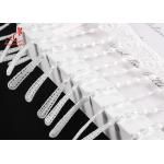 12Cm Polyester Water Soluble Lace Chemical White Fringe Tassel Embroidered Trim Ribbon