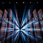 High Brightness Sliding LED Screen Outdoor Folding Curved Led Display Wall for sale