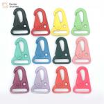 Metal Accessories Carabiner Webbing Buckle , Olecranon Hook Spring Gate Snap Buckles for sale