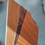 8mm Thickness Wooden Aluminum Composite Panel For Curtain Wall for sale
