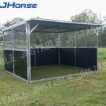 Economical Temporary 12ft Horse Stable Box With Pvc Board for sale