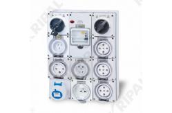 China PC Waterproof Combination Switched Sockets 1 2 3 4 6 9 12 Ways supplier