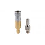 Double Shut-Off Flush-Faced Quick Coupling for Thermoplastic Injection Molding for sale