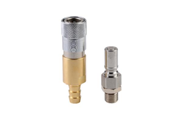 Double Shut-Off Flush-Faced Quick Coupling for Thermoplastic Injection Molding