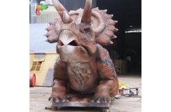China Animatronic Triceratops Model For Theme Park Decoration supplier