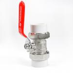 PN16 Nickel Plating Metal Ball Valve Double Socket PPR Brass Ball Valve