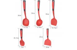China Sustainable Silicone Spatula Kitchenaid Eco Friendly 5 Piece Silicone Utensil Set supplier