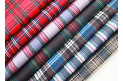 China Plain Polyester Fabric With Heat Transfer Printing / Check Pattern For Bags supplier