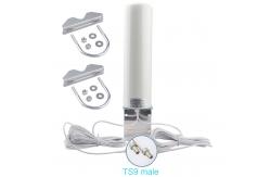 China Flat 4G 5G Signal Booster Double Interface SMA/TS9 / CRC9 Router/Card Antenna supplier