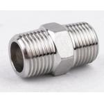 15000PSI 1/2 NPT Double Thread Stainless Steel Hex Nipple for sale