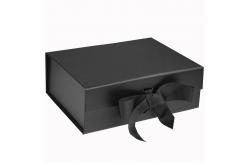 China Custom Magnetic Closure Folding Gift Box Packaging With UV Gold Foil Printing supplier