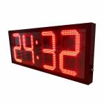 Outdoor 1600mm *600mm * 100mm Large Digital Clock 15 Months Warranty for sale