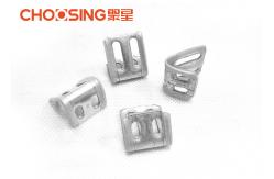 China U Shaped Upholstery Spring Clips Fasteners 4 Holes Design Reducing Gun Nail Vibration supplier