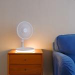 Rechargeable Camping Telescopic Foldable Fan Fold Away Portable Air Cooling Fan for sale