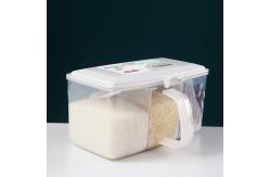 China 3 Compartment Rectangle Kitchen Seasoning Box With Spoon supplier