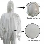 Disposable Microporous Isolation Coveralls Protective Suit for Hazardous Environments