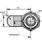 Custom Design Quarter Turn Lock Electrical Cabinet With Different Size