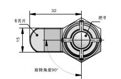 China Custom Design Quarter Turn Lock Electrical Cabinet With Different Size supplier
